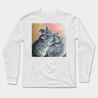 Degus Oil Painting Long Sleeve T-Shirt